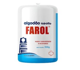 Algodao Hidrófilo Em Rolo - 500 Gr - Farol